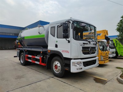 抽吸運(yùn)輸污水淤泥、糞便、沼液罐式車(chē)，國(guó)六排放吸污車(chē)抽吸快、適用面廣